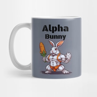Alpha Bunny Muscle Man Mug